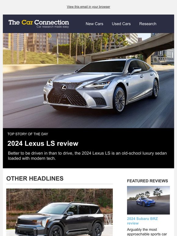 The Car Connection 2024 Lexus LS review Milled