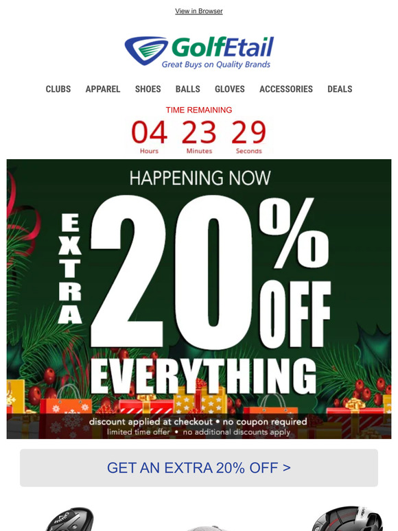 ❌ FINAL HOURS‼️ Extra 20% off EVERYTHING ��� It Ends Tonight • Act Now