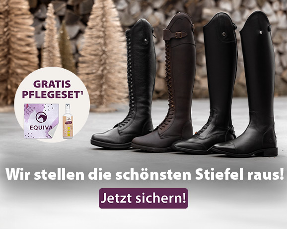 Gratis Pflege-Set zum Kauf eines Stiefelpaars