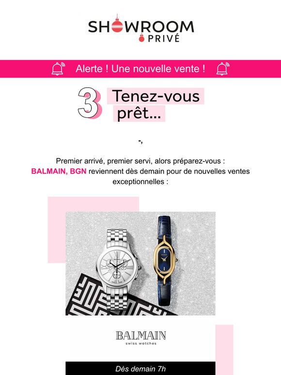 Vous attendiez des nouvelles de BALMAIN, BGN ?