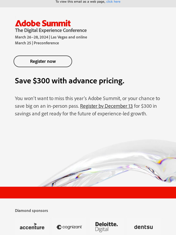 Don’t miss your chance to save $300 on Summit