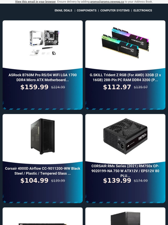 Newegg Canada: 💪 $112.97! G.SKILL Trident Z RGB (AMD) F4-3200C16D