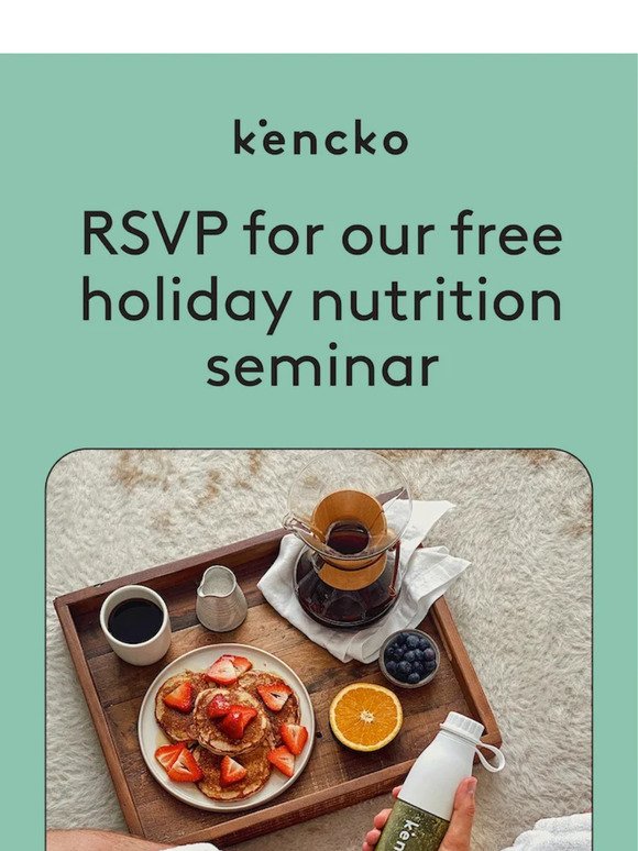 RSVP for our free holiday nutrition seminar