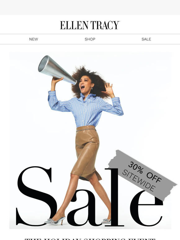 The Holiday Shopping Sale is Here