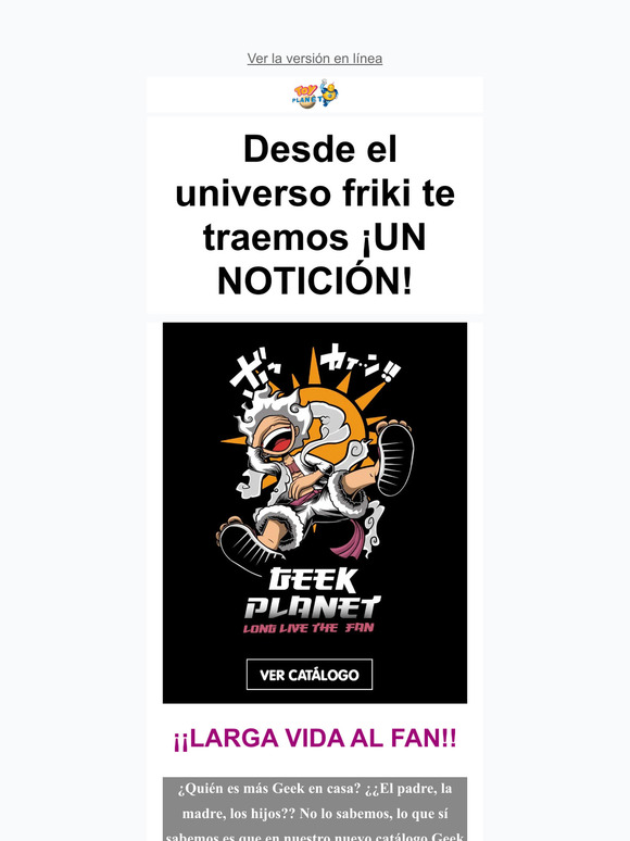 ¡NUEVO CATÁLOGO!  Larga vida al FAN  🤖🤩