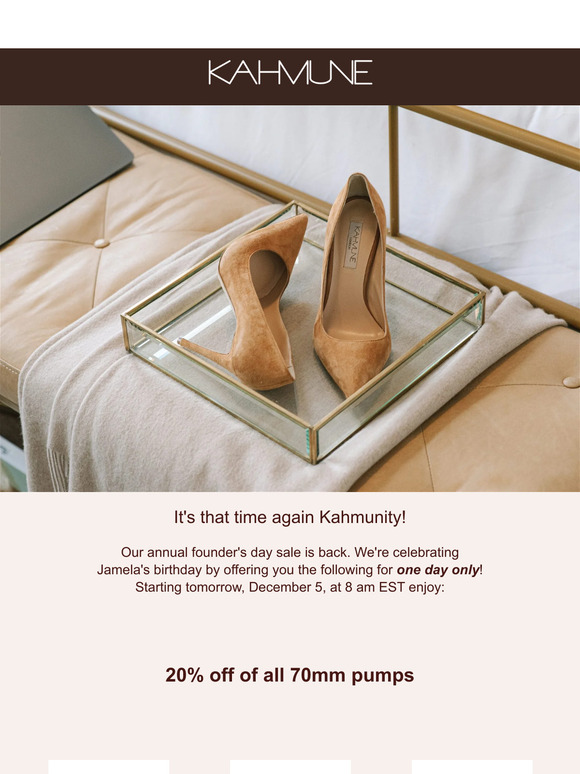 Our final sale of the year starts tomorrow!