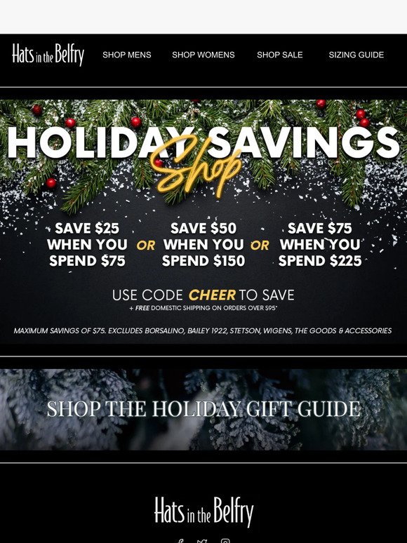 The Time to SAVE is NOW! Spend More & Save More! 🌲