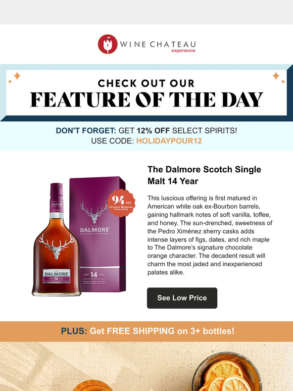 A classic Dalmore at our lowest price of the year! 🏷️