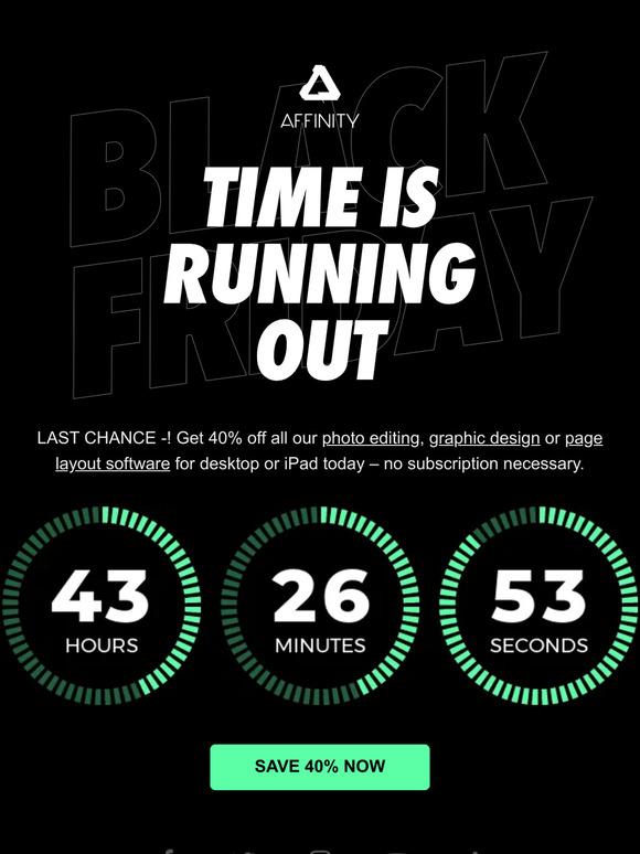 [LAST CHANCE] Save 40% Off today ⏰