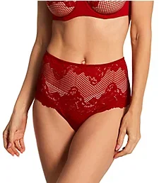 Image of Lace Allure High Waist Thong Panty