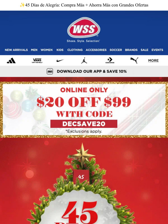 Wss cheap shoes coupons