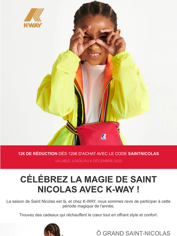 Célébrez la Magie de Saint Nicolas avec K-Way !