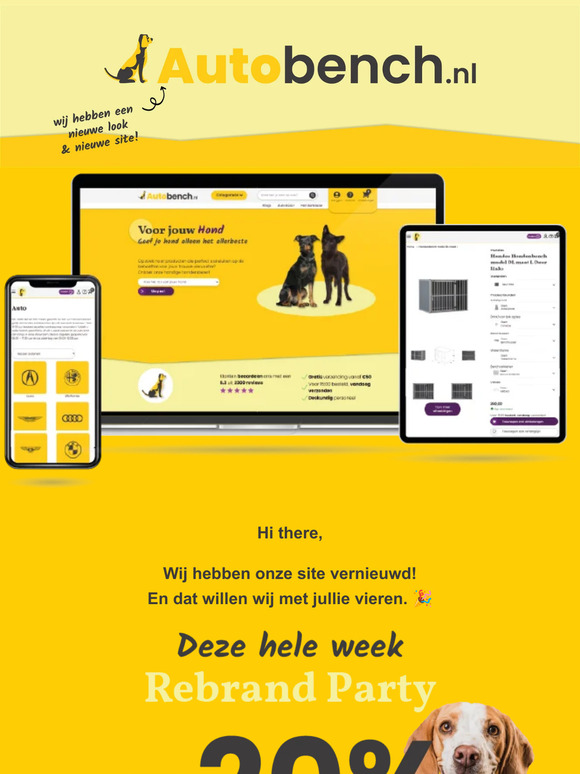 Onze vernieuwde site staat online 🎊
