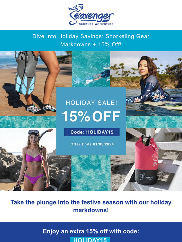 Dive into Holiday Savings: Snorkeling Gear Markdowns