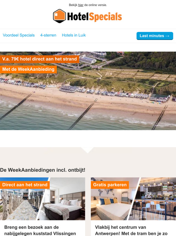 Overnachten aan de kust of in Antwerpen