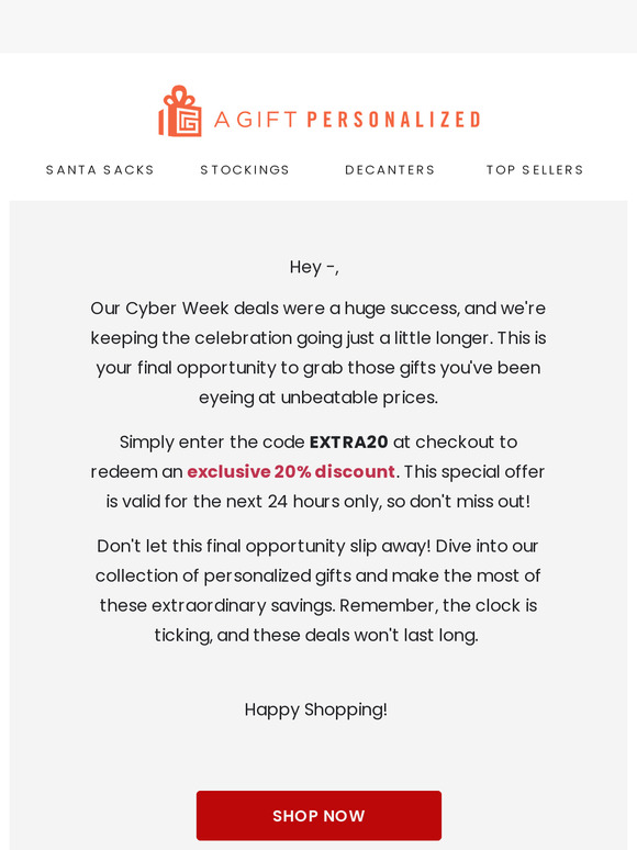 🎉 24-Hour Extension: Your Last Chance to Save Big!