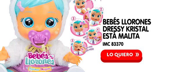 Bebés Llorones Dressy Kristal Está Malita IMC 83370