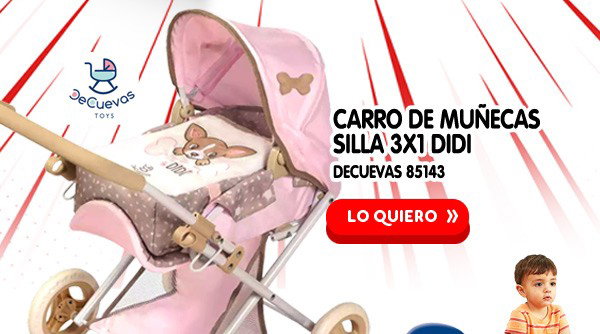 Carro de Muñecas Silla 3x1 Didi DeCuevas 85143