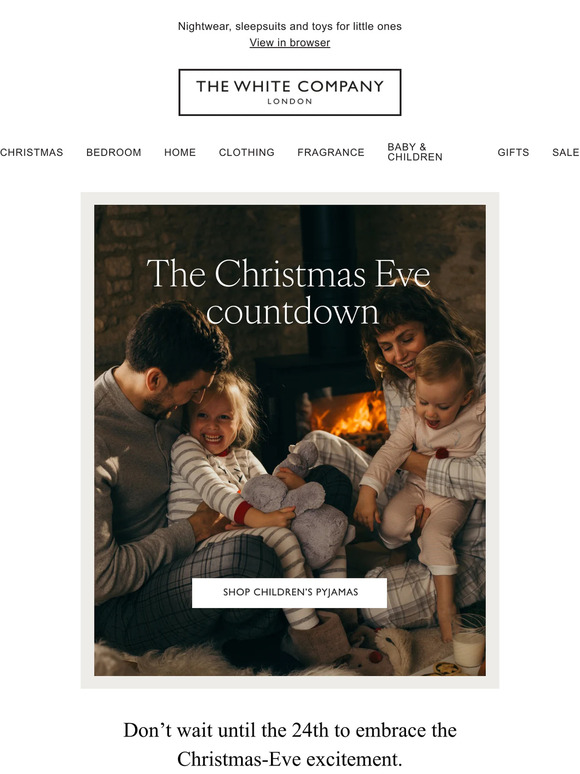 the white company Christmas magic inside... Milled