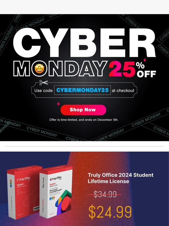Tick-tock! 25% off ends midnight Today⏰