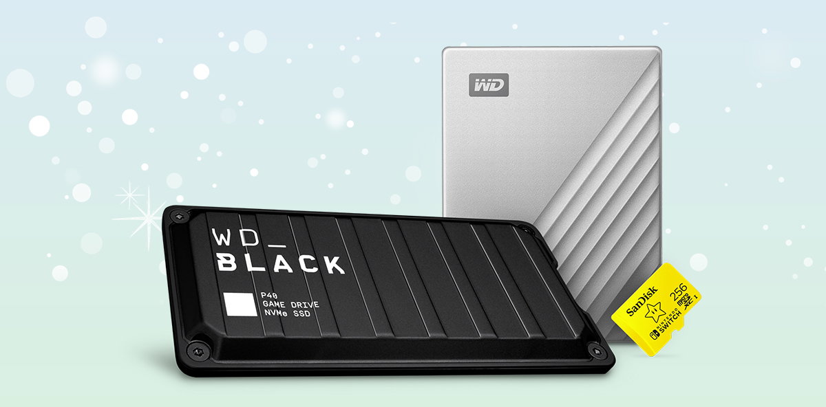 WD_BLACK P10 Game Drive,Nintendo®-Licensed Memory Cards For Nintendo Switch™,  My Passport SSD