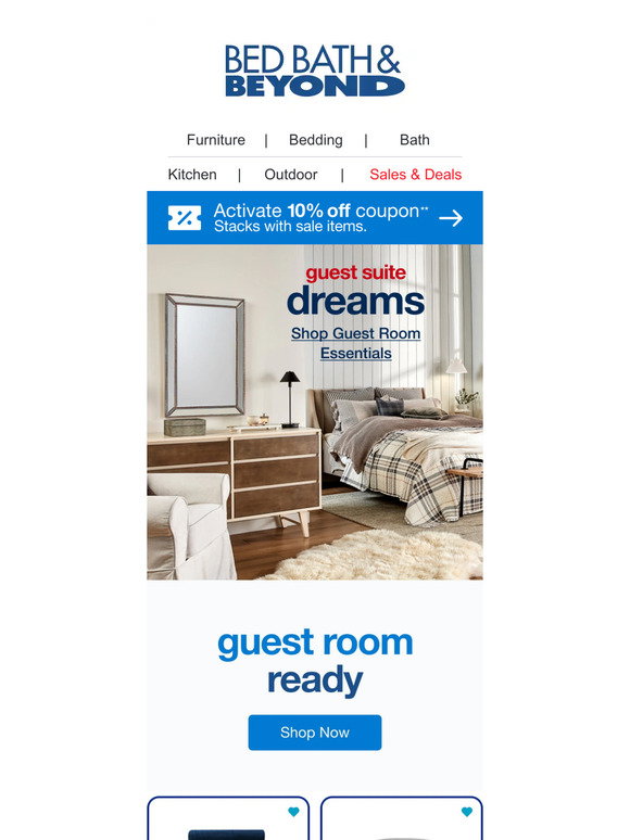 Bed Bath & Beyond: Simple Ways to Save on Your Guest Room Refresh | Milled