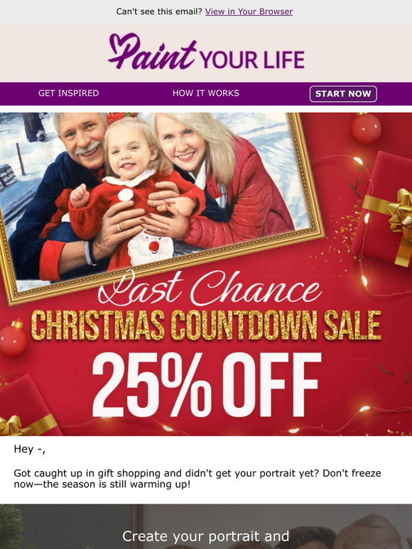 Wrap up your shopping with 25% off 🎁