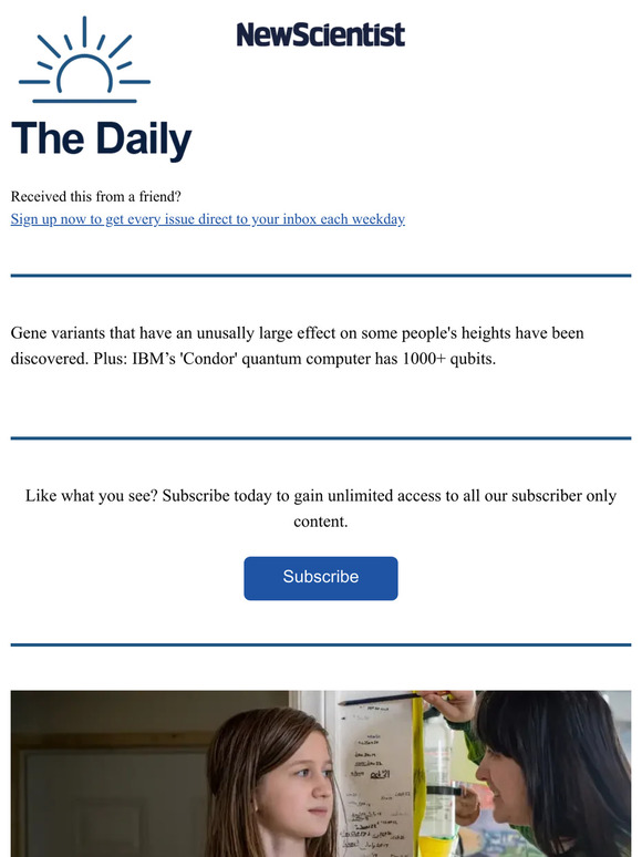 New Scientist Rare gene variants can change your height by up to 7