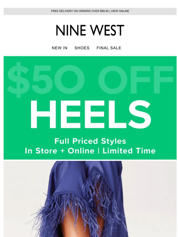Now Trending ⏤ $50 OFF* Heels 👠