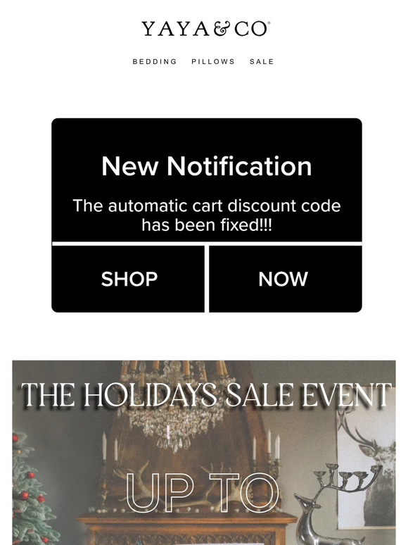 RE: Our Holidays Sale CODE HAS BEEN FIXED