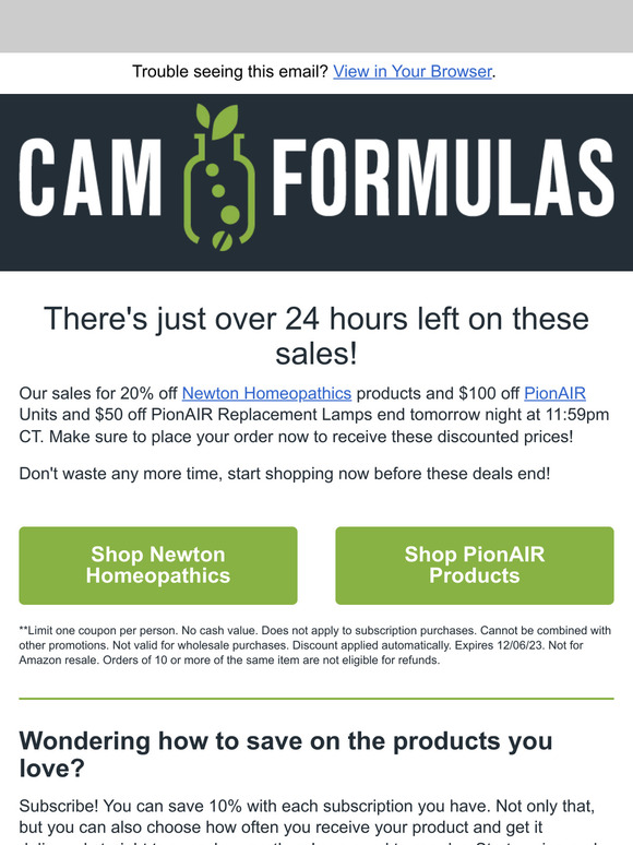 These Sales End Tomorrow Night!