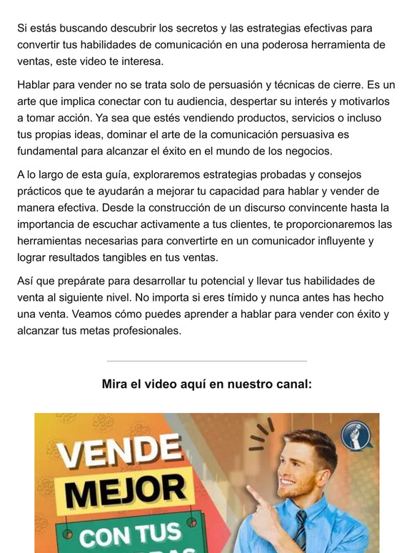 Cómo Hablar para Vender: 10 Estrategias Infalibles para Mejorar tus Ventas