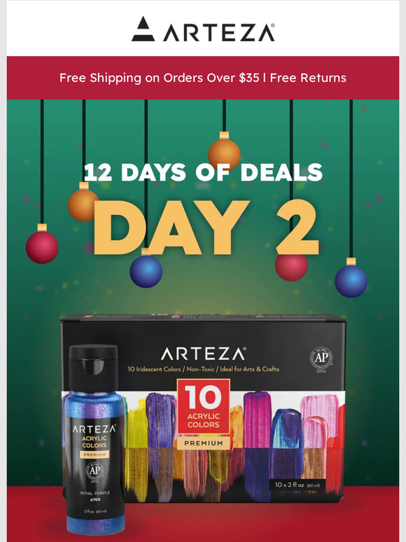 Arteza® Art Supplies Email Newsletters Shop Sales, Discounts, and