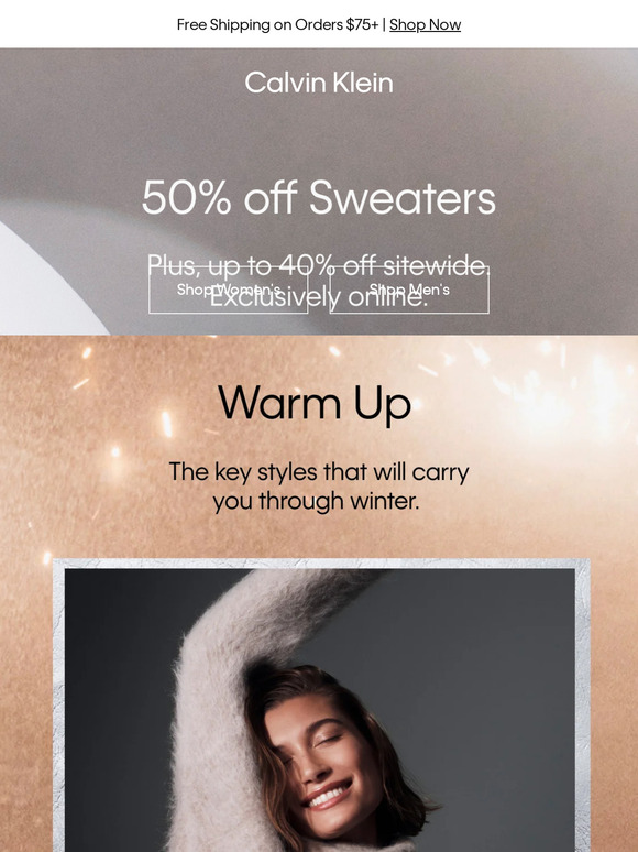 Build Your Winter Outfit - 50% off Sweaters