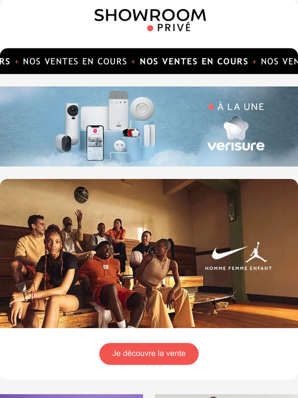 NIKE, BALMAIN, MOULINEX et 46 nouvelles ventes en ligne aujourd'hui