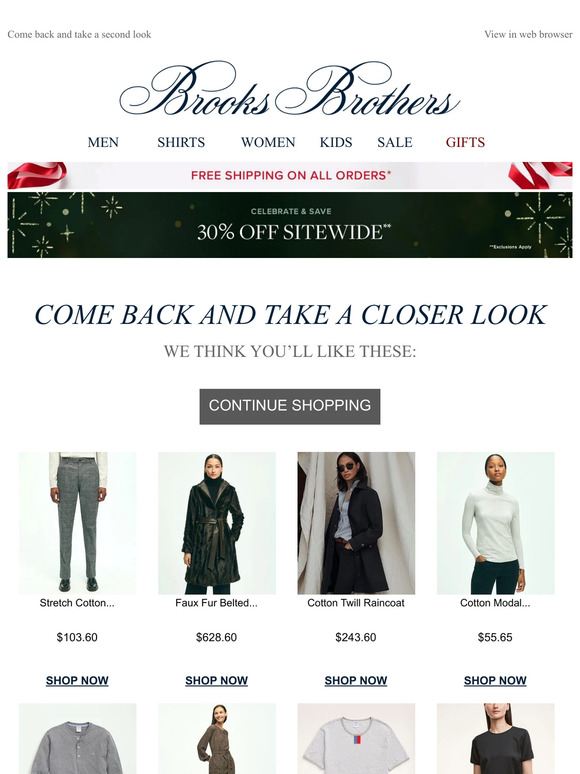 We saw you checking us out!
