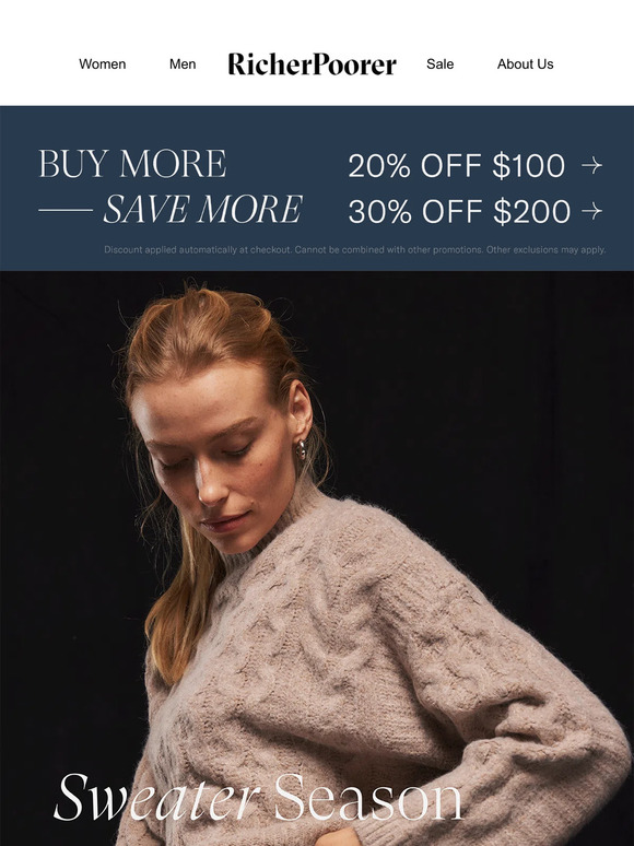 Sweaters: A Fancier Way To Wear Sweats All Day