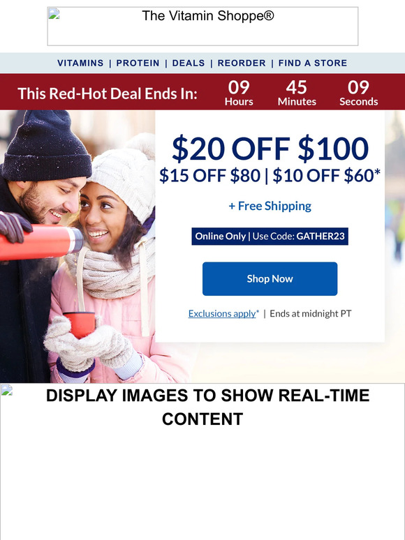 Your coupon code expires tonight!