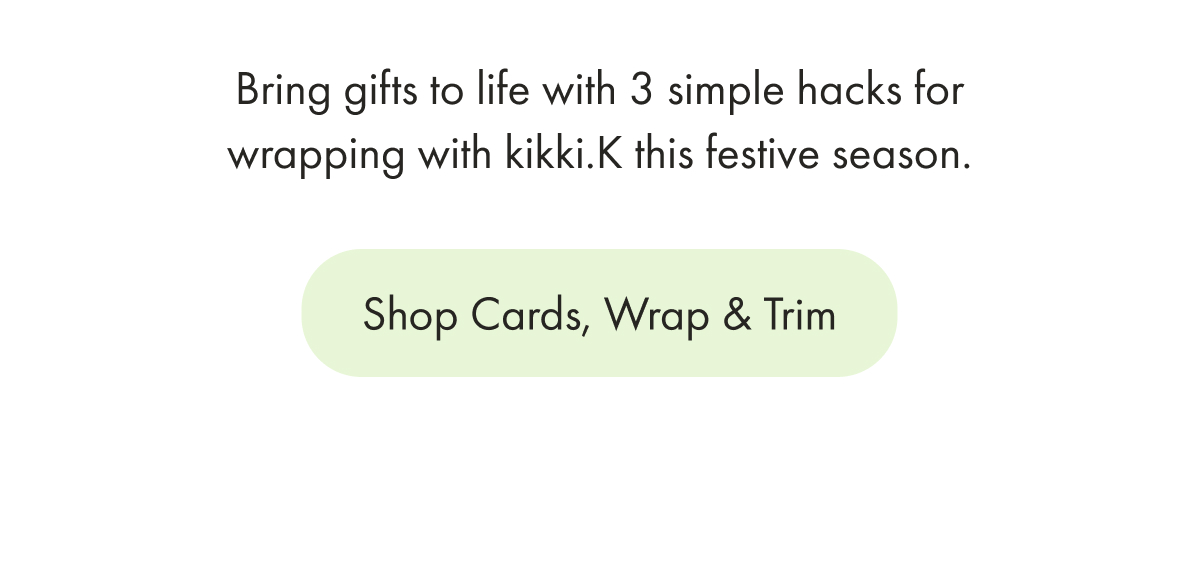 kikki.K 3 wrapping styles to try this Christmas! Milled