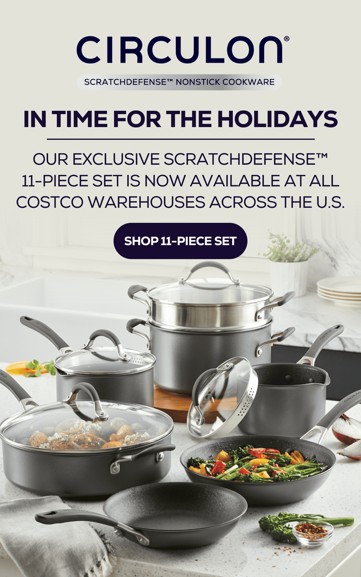 Circulon ScratchDefense A1 Series now available at Costco nationwide