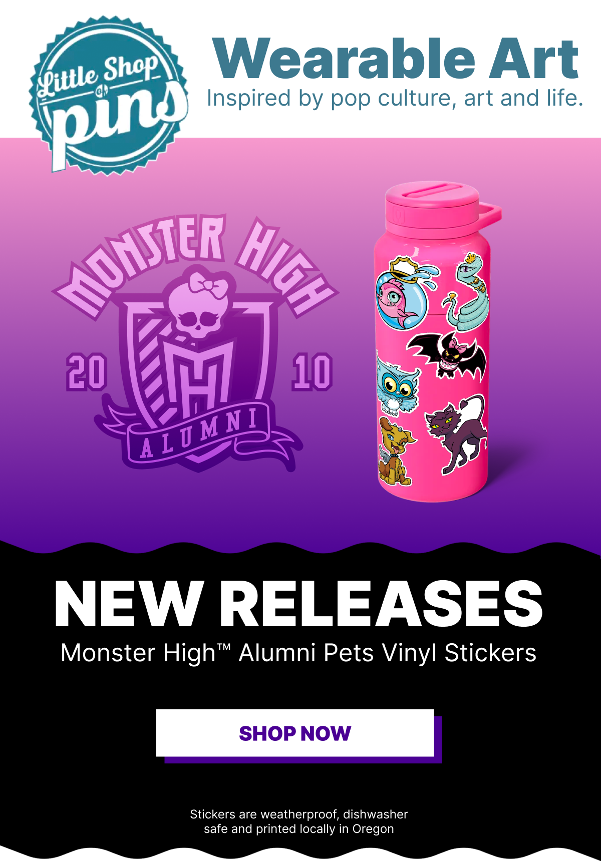 Monster High™ Clawdeen Wolf Vinyl Sticker
