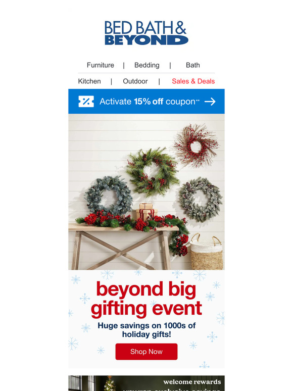 15% off Great Gifts for Your Whole List 📝