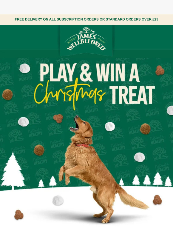 Play Christmas Kibble Crunch and WIN!