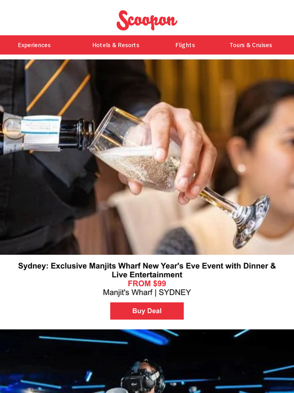 Sydney: Exclusive Manjits Wharf New Year's Eve Event w. Dinner + Live Entertainment