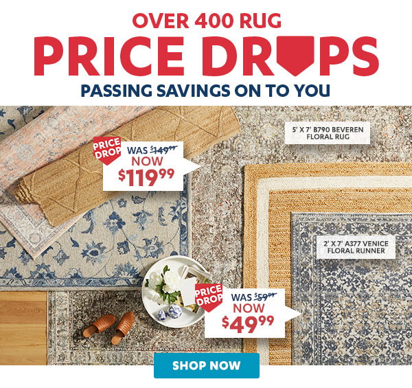 Over 400 Rug Price Drops | Shop Now >