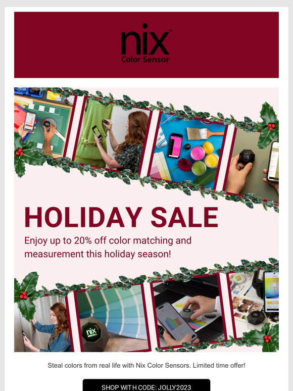 Holiday Shopping: Final Opportunity to Get Discounts on Nix Color Sensors!