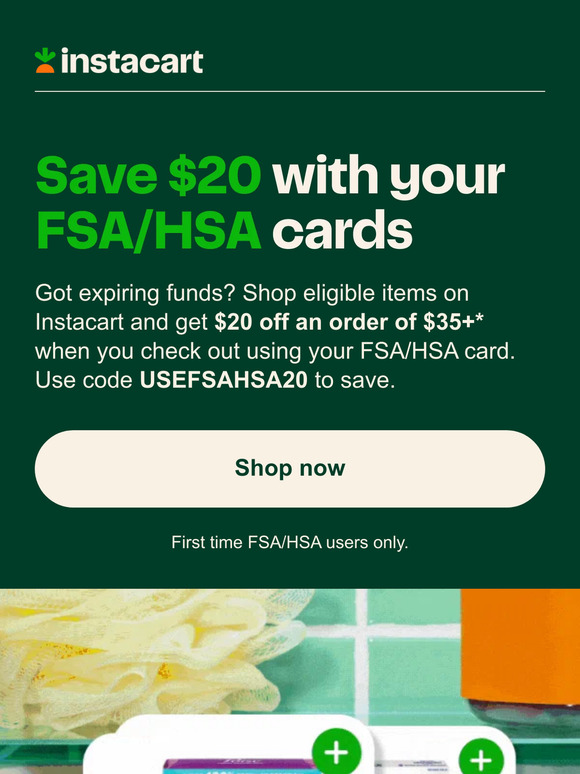 You can now use your FSA/HSA card to purchase Embrace