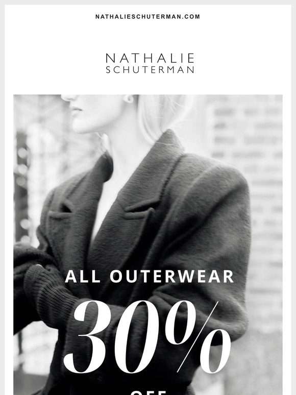 All outerwear -30%