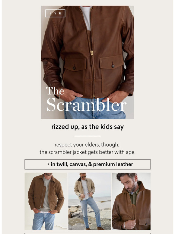 the heirloom leather jacket