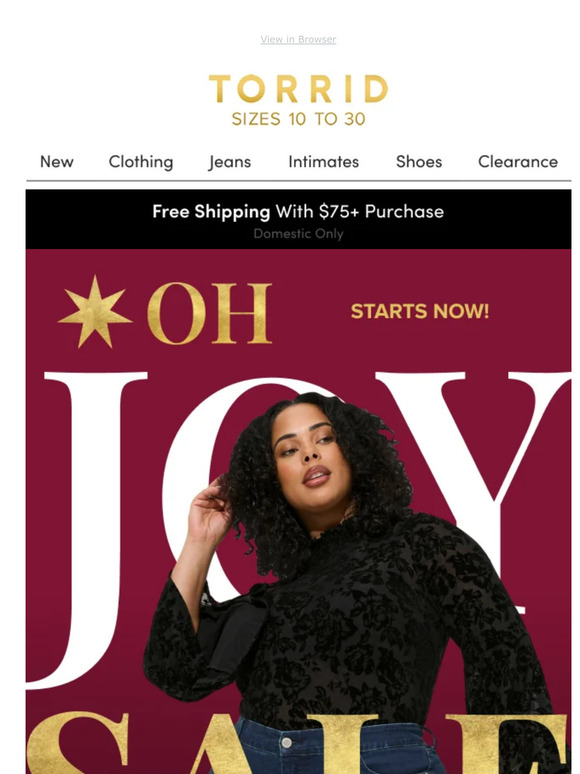 Torrid 50 off could be inside! đź‘€ Milled